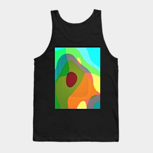 A Colorful Mess 1107 Abstract Art Tank Top